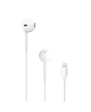 Apple EarPods Headphones with Lightning Connector, Wired Ear Buds for iPhone with Built-in Remote to Control Music, Phone Calls, and Volume