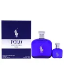 Polo Blue by Ralph Lauren for Men - 2 Pc Gift Set 4.2oz Eau de Toilette, 0.5oz EDT Splash