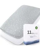 Bassinet Sheets Fit for Milliard,  3 in 1 (35