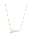 Love Script Necklace by eklexic
