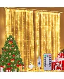 300 Led Light Curtain 3x3m Usb RGB Multicolor Party Decoration, Warm White