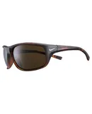 Nike EV1134-202 Adrenaline Sunglasses Matte Tortoise/Matte Gunmetal Frame Color, Brown Lens Tint
