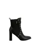 Belle & Bloom Women's Just A Dream Croc Leather Sneaker in Black