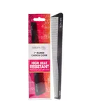 Barber Taper Carbon Comb High Heat Resistant 7 by SalonChic for Unisex - 1 Pc Comb