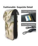 Sand Dunes On Baltic Sea Coastline Pu Leather Crossbody Phone Bag Card Slots Flip Phone Purse With Adjustable Strap 7.6x4.9inch