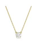 Colgante Swarovski Constella | Talla Redonda | Blanco | Baño Oro 5636703 | Baño De Oro 14K | Joyería De Lujo Para Mujer | Ideal Para Regalo Elegante
