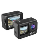 4K sports camera waterproof HD dual screen wifi remote control outdoor shooting riding skiing underwater camera factory