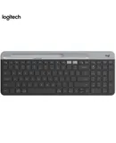 Logitech K580 Slim Multi-Device Wireless Keyboard for Chrome OS - Bluetooth/USB Receiver, Easy Switch, 24 Month Battery, Desktop, Tablet, Smartphone, Laptop Compatible-black
