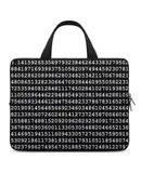 Pi Numbers Background Laptop Bag Women Man 10 12 13 15 17 Inch Office Notebook Travel Computer Handbag Waterproof Bag Notebook Cover