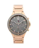 Reloj Tommy Hilfiger Mujer | Coleccion Eve | Modelo 1782277 | Caja Redonda | Ø 38mm Acero inoxidable | Cierre Desplegable | Movimiento Cuarzo | Dial Gris | Cristal Mineral | Correa Acero inoxidable Rose gold | 30m / 3 ATM | Línea Lujo