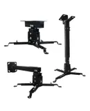 Projector Ceiling Wall Mount Adjustable Low Profile Universal Projector Holder Capacity 40lb