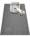 Cat Litter Mat, Litter Trapping Mat Soft on Kitty Paws, Large Litter Box Mat 60*90*0.7cm Scatter Control for Cat Litter, Waterproof and Extra Large Litter Box Carpet.
