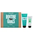 Routine Goals Basic Grooming Kit by Men Rock for Men - 2 Pc 3.4oz After Shave Sorbet, 5.8oz Hair and Body Shampoo