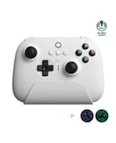 8Bitdo Ultimate 2.4g Wireless Controller with Charging Dock, Hall Effect Joystick Update, Professional Gamepad with Back Button & Turbo for PC, Android, Steam Deck & Apple (White)