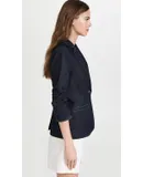 Cinq à Sept Women Khloe Single Button Denim Blazer Indigo