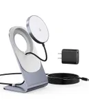 Magnetic Wireless Charger for iPhone 15/14/13/12 - Mag Charger+20W USB C Adapter, Fast Wireless Charging Stand/Pad with 5ft USB-C Cable for iPhone 15/14/13/12 Pro Max Plus Mini,Mag-Safe Charger