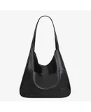 Pocadri Women Tote Handbags Chic Vegan Leather Tote Bag Purse Stylish Casual Trendy Large Soft Shoulder Bag,Black