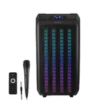 2 X 6.5" Sound Traveler Portable Backpack Speaker W TWS, LED Lights (IQ-8265BT)
