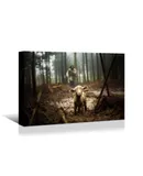 Jesus the Lost Lamb Christian Prayer Decoration Painting 24*18 inches (60*45 cm)