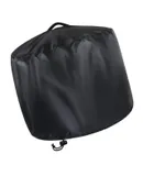 Outdoor Fireplace Cover 1 Set Round Barbecue Stove Cover Weatherproof Windproof Ref 3088