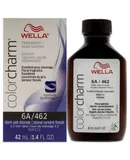 Color Charm Permanent Liquid Haircolor - 462 6A Dark Ash Blonde by Wella for Unisex - 1.4 oz Hair Color