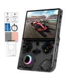 RG40XX V Handheld Game Consoles , Console Built-in 64G TF Card Portable Gaming Console Linux 64-bit System Supports WiFi Bluetooth HDMI and TV Output ,black