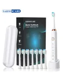 5 speed 8 brush head portable case magnetic levitation electric toothbrush adult inductive charging