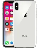 Apple iPhone X, 64GB, Silver - Unlocked (Renewed)