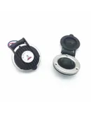 1 pair of anchor winches includes 1 up and 1 down foot switch for boat, marine, 12 V or 24 V, ABS, white