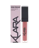 Kiss Proof Lipstick Liquid Matte - 7 Sienna Nude by Klara for Women - 0.27 oz Lipstick