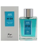 Azur Fresh N34 by The Master Perfumer for Men - 3.4 oz Eau de Toilette