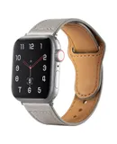 Apple leather strap iWatch universal business reverse button-head layer cowhide single nail strap