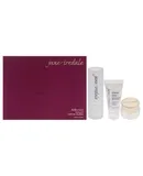 Reflections Makeup Kit by Jane Iredale for Women - 3 Pc Gift Set 0.26oz Glow Time Highlighter Stick - Solstice, 0.03oz 24-Karat Gold Dust, 0.24oz Smooth Affair Illuminating Glow Face Primer Mini