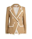 Veronica Beard Women's Edison Dickey Jacket, Khaki