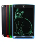 LCD writing board 8.5 single / 10 inch / 12 inch LCD children's small drawing board note draft writing board gift 8.5" Black (Monochrome)