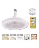 LED Ceiling Fan with Lights30W Ceiling Fan Lights with Remote Control 3 Color Dimmable LED 3 Speeds, Modern Fan Lighting for Living Room Dining Room Bedroom