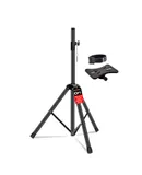 5 Core Speaker Stand Tripod Floor Adjustable Up to 48 Inch DJ Studio Monitor Stands Pole Mount - SS HD 1PK 4FT