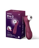 Satisfyer Pro 2 Generation 3 App Control - -Contact Clitoral Sucking Sex Toy for Women, Waterproof, Rechargeable (Wine Red)