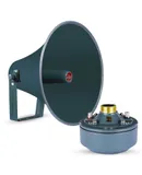 5Core PA Horn Speaker Set 2" Compression Driver 600W 16 Ohm Weatherproof Aluminum Body 18 TPI Thread