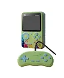 G5 handheld game console color screen classic 500 in 1 two-player portable game console Handheld game console with 500 classic games 3.0-inch screen 1020mAH rechargeable battery-green  (doble)