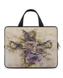 Cross, Gothic Laptop Bag Women Man 10 12 13 15 17 Inch Office Notebook Travel Computer Handbag Waterproof Bag Notebook Cover