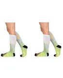 Hikers Haven Pattern CoolMax Crew Socks, Nature Collection for Men & Women Eco-Friendly Colorful Crew Socks