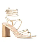 New York & Company Bailey Women's  Wooden Block Heels