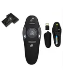 Wireless Presenter, 2.4 GHz Wireless Presenter Connection via USB Receiver, 15 m Range, Red Presenter, Remote Control Presentation for Windows and Mac/PowerPoint/Keynote/Google Slides/PDF