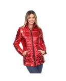 Women's Metallic Puffer Coat