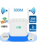 300M Network repeater wifi Wireless signal amplifier Network booster route wifi repeater