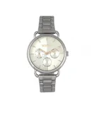 Bertha Gwen Bracelet Watch w/Day/Date - Silver