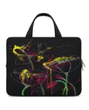 Flower, Liquid, Mystery Laptop Bag Women Man 10 12 13 15 17 Inch Office Notebook Travel Computer Handbag Waterproof Bag Notebook Cover