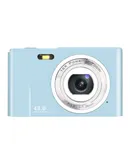 Pocket Camera, Digital Camera 48MP US Plug 100-240V Eye Protection Display for Kids-lightblue
