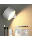 Creative simple magnetic rotating wall light, small night light, corridor light, corridor light, 360 degrees rotating night light, bedside light
